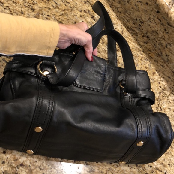 Michael Kors Black 8 Compartment Leather Handbag - Picture 2 of 9